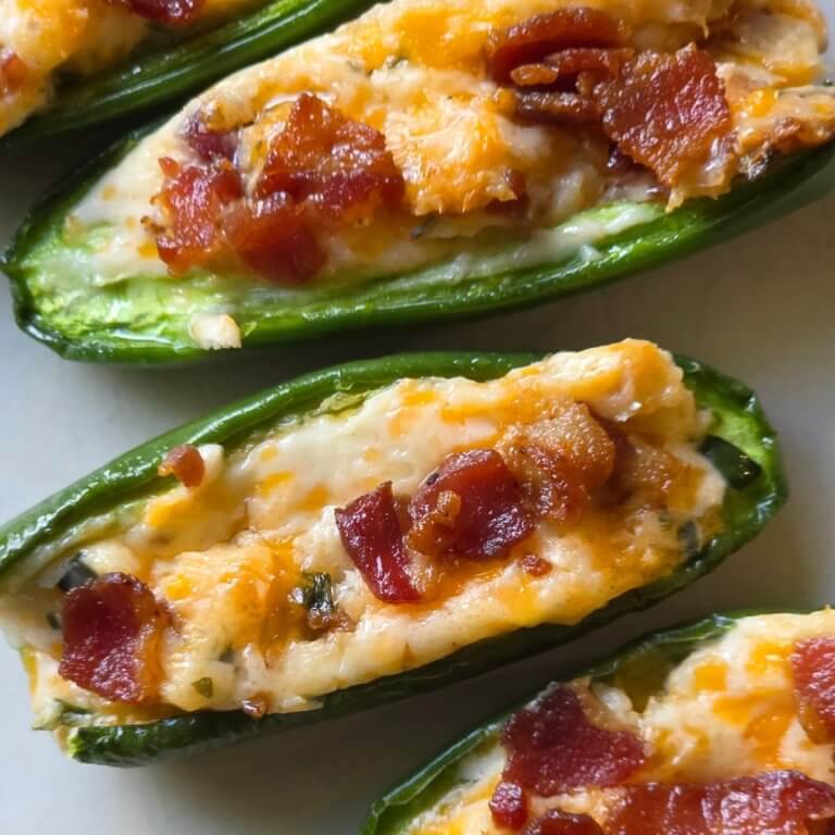 Cream Cheese Jalapeño Poppers with Bacon