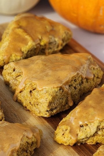 pumpkin sourdough scones