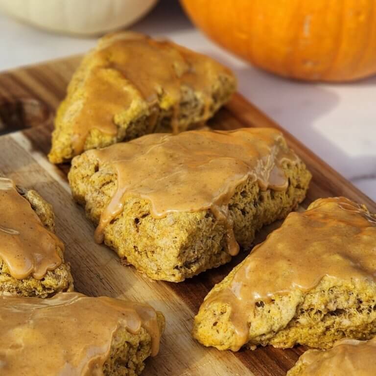 pumpkin sourdough scones