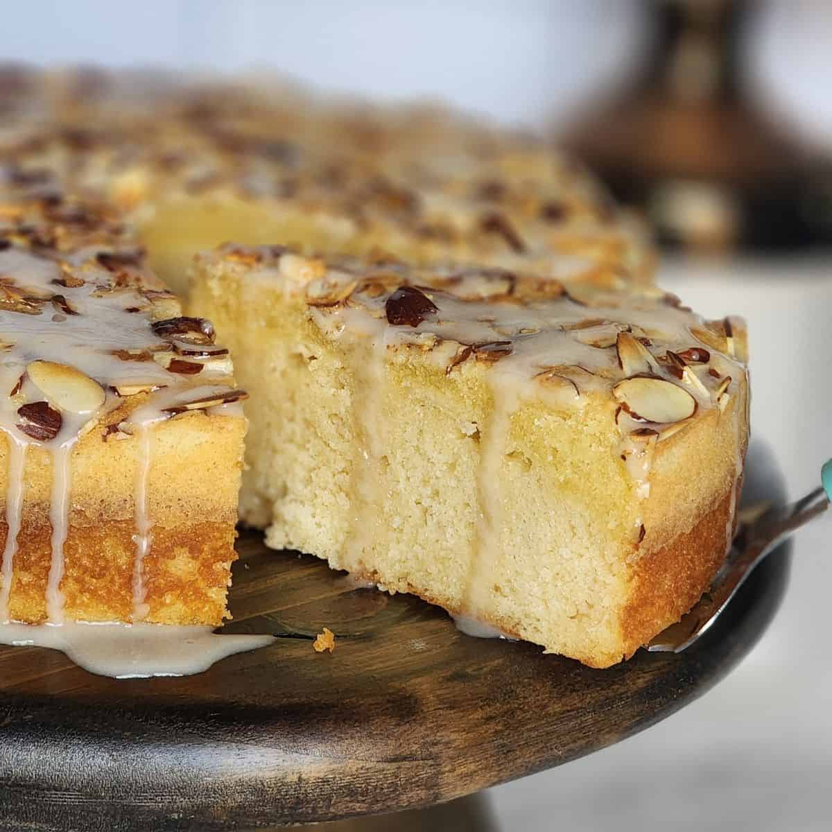 Sourdough Almond Coffee Cake
