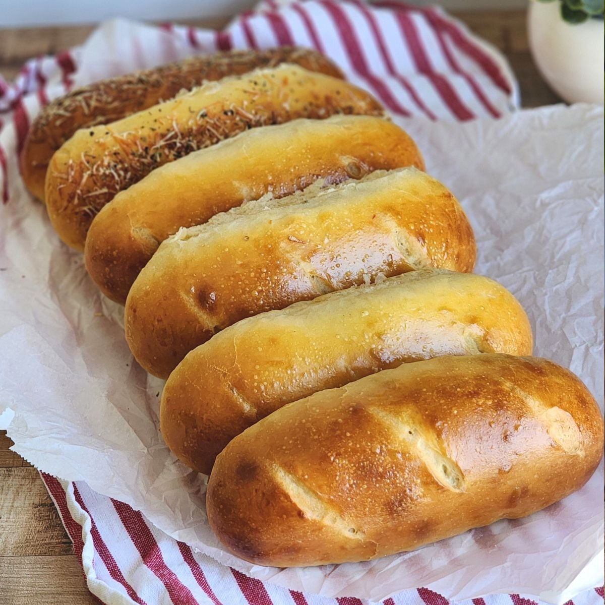 How to make Soft Sourdough Hoagies (sub sandwich)