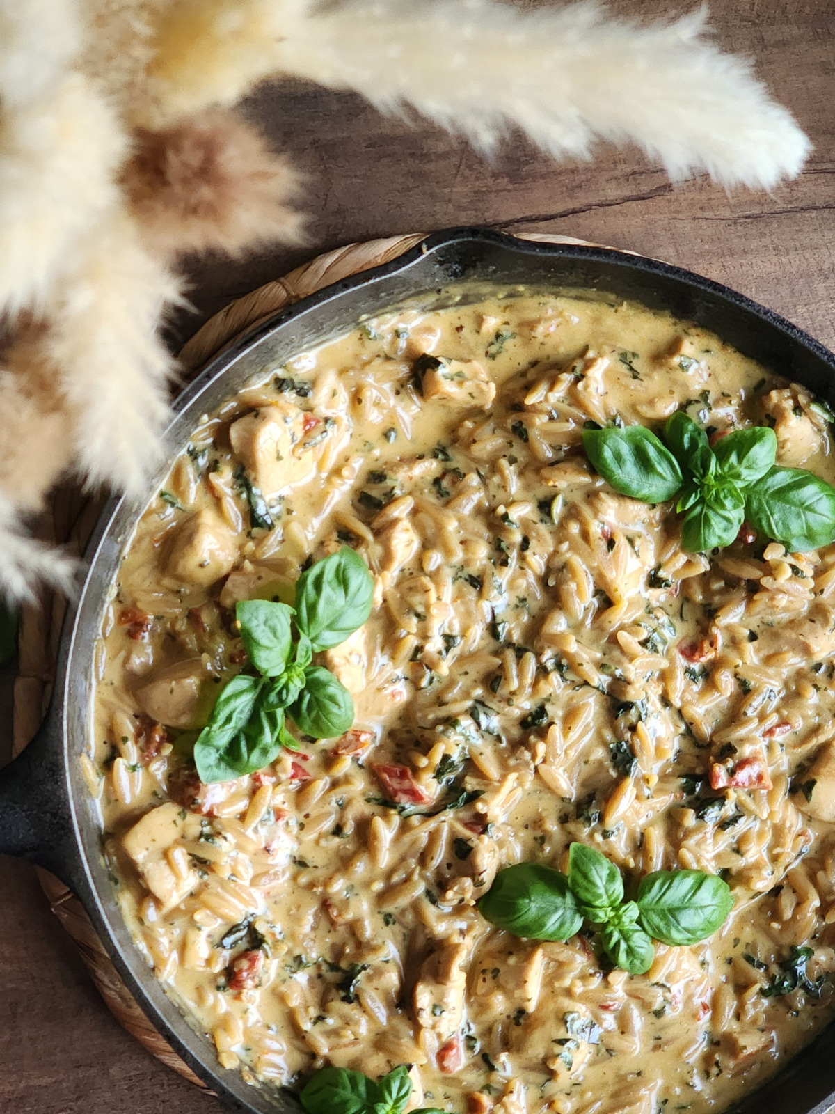 one pot marry me chicken orzo
