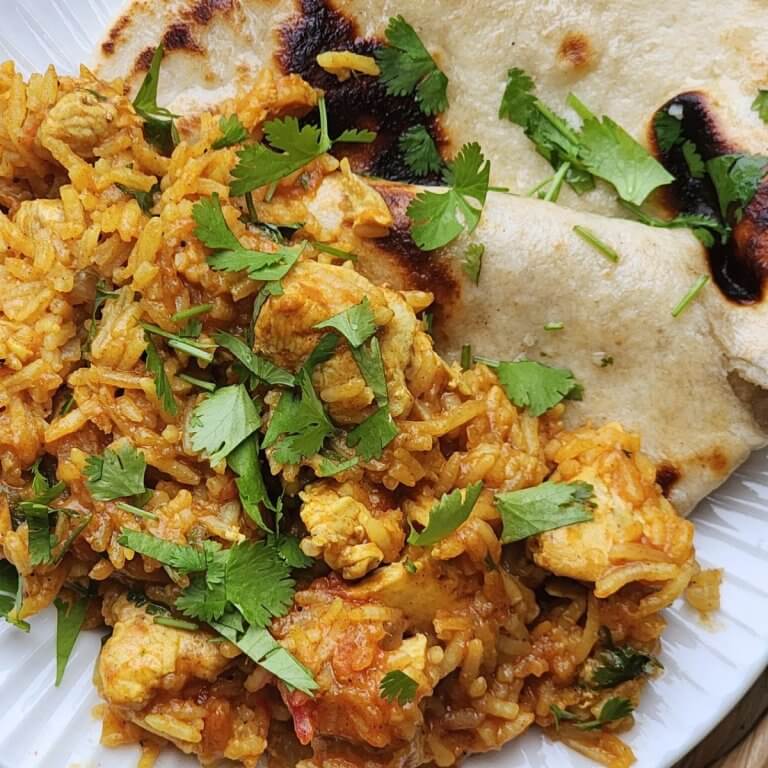 One Pot Chicken Tikka Masala Rice