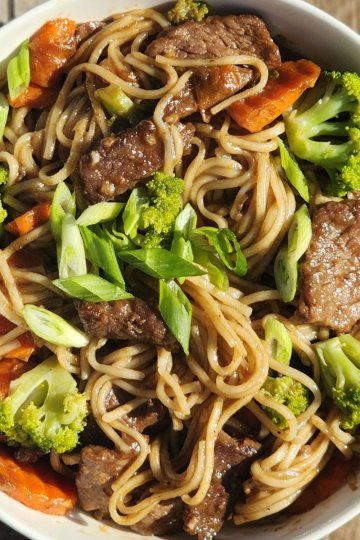 beef lo mein