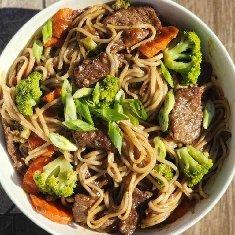 beef lo mein