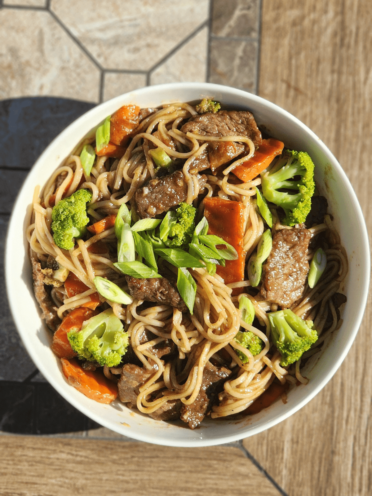 beef lo mein