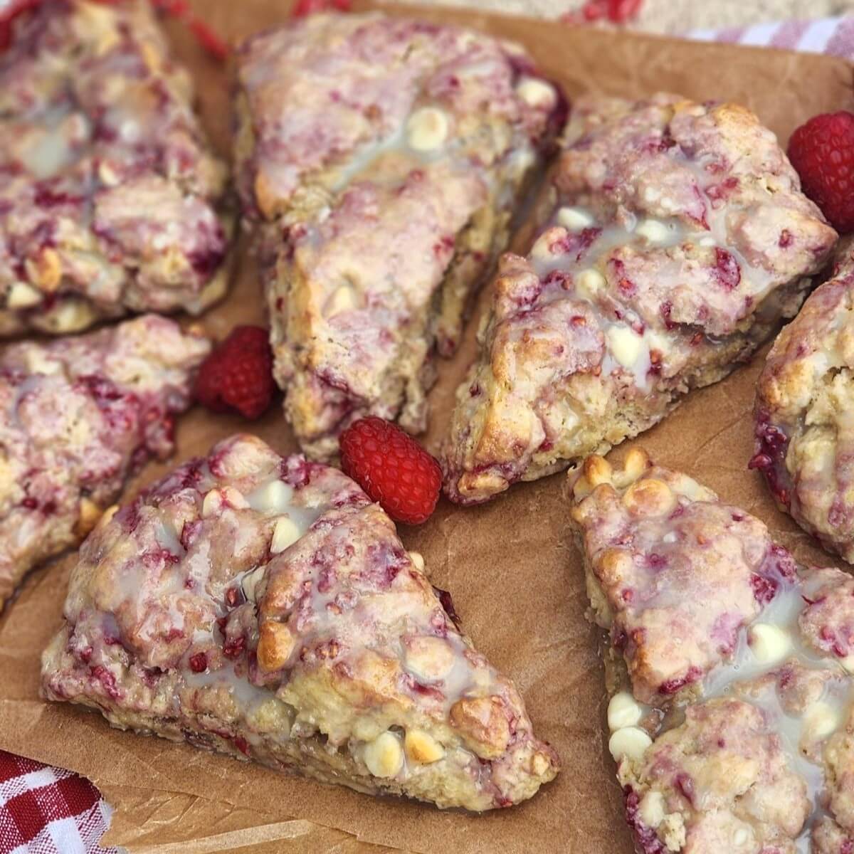 sourdough white-chocolate-raspberry-scones
