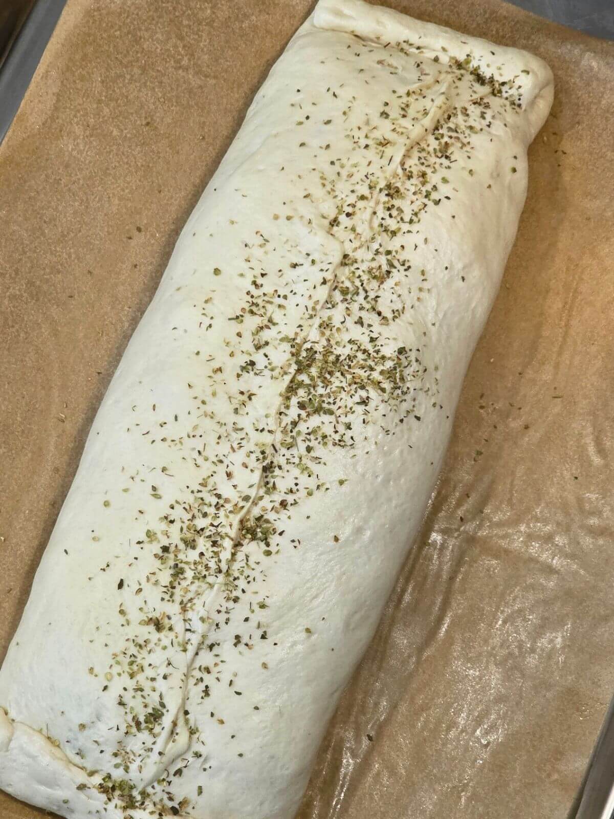 sourdough pizza stromboli unbaked