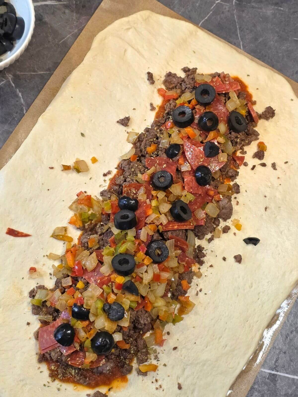 sourdough pizza stromboli